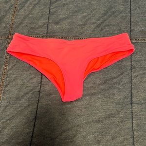 Peach colored VS bikini bottoms
